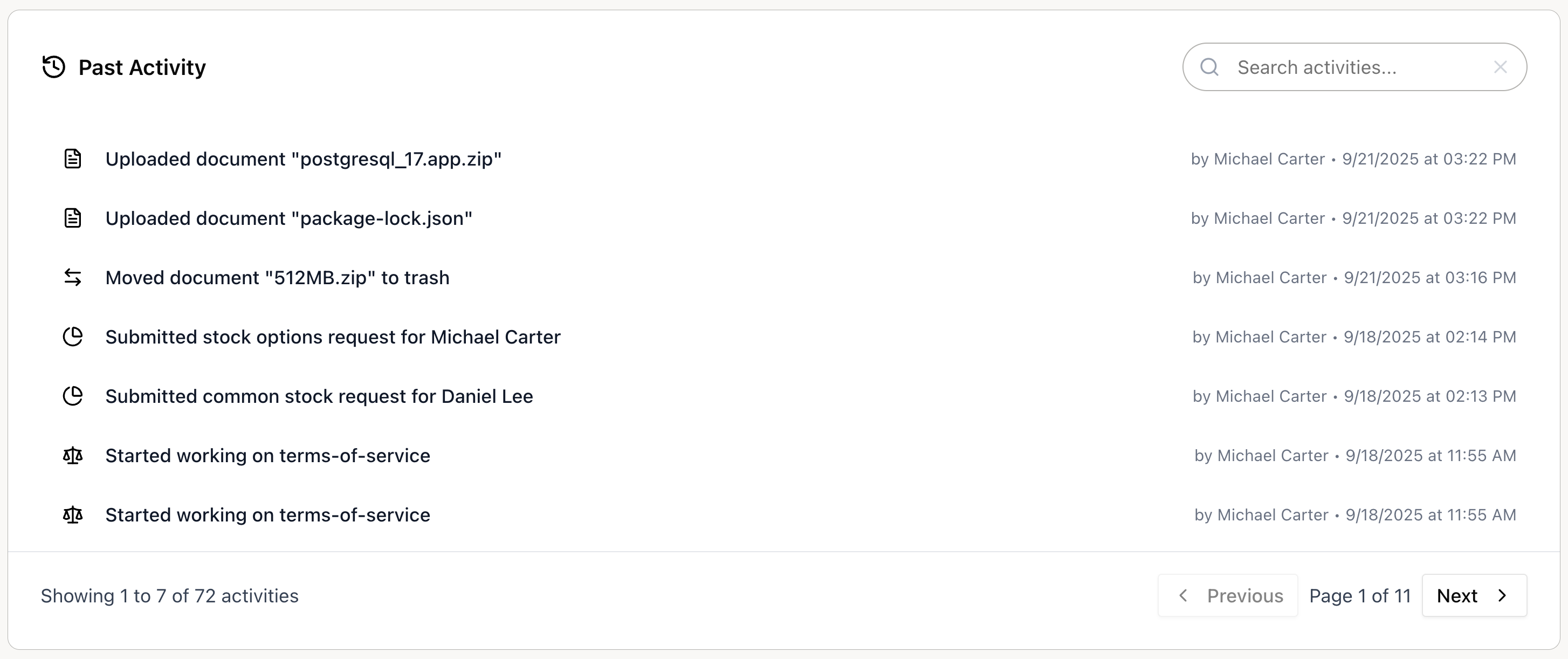 Universal Log Search screenshot